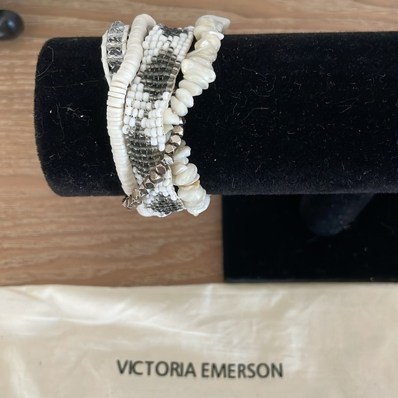 Victoria Emerson 5 Strand Twisted Stack Bracelet - Picture 3 of 5
